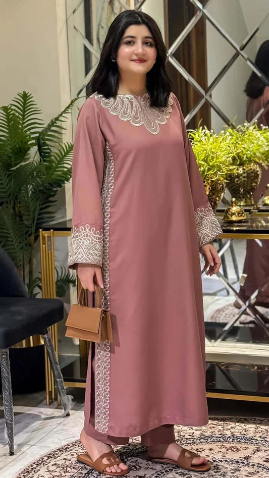 Minaal Cotton Embroided 2 PCs