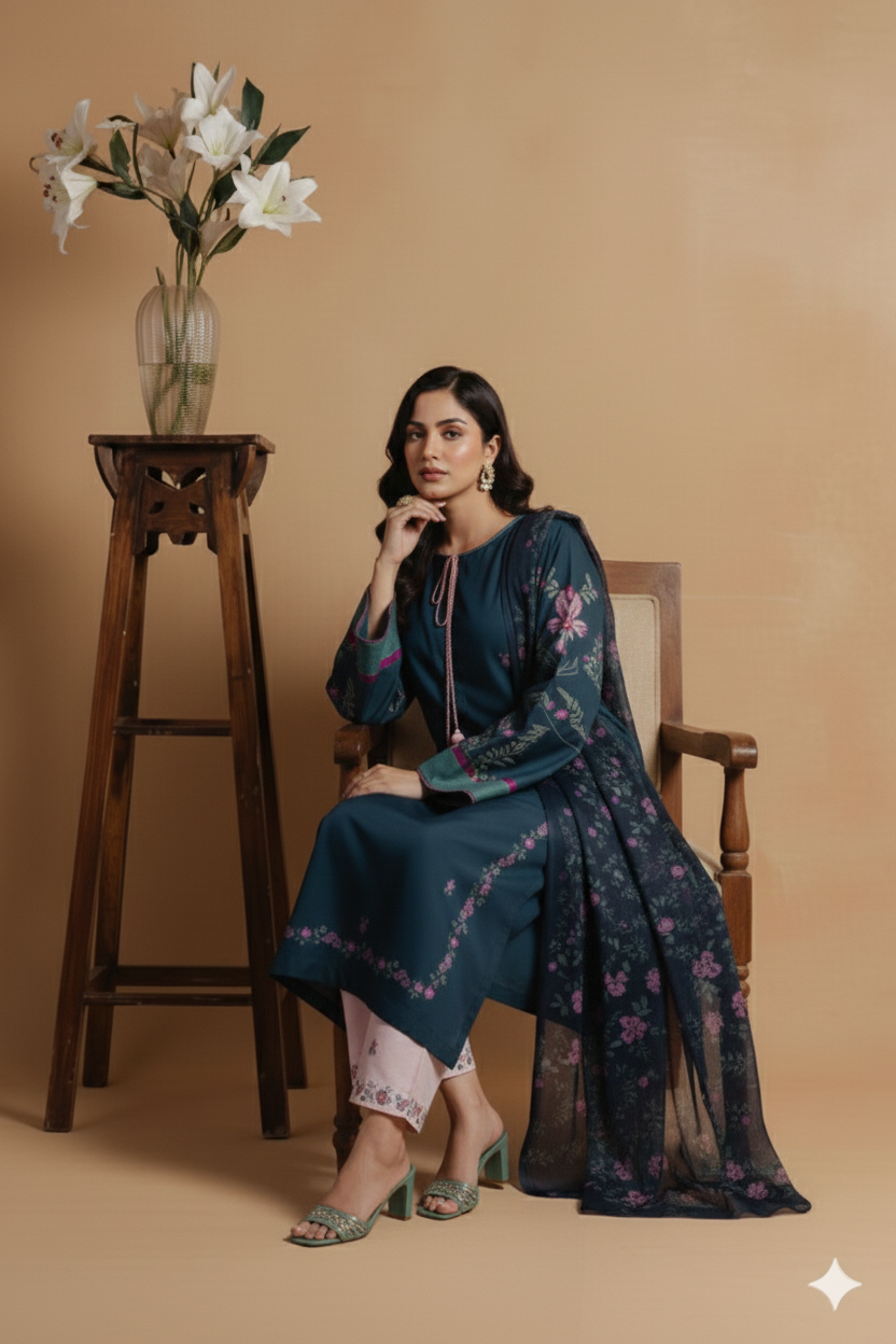 Ensemble (Stitched 3 Pcs)