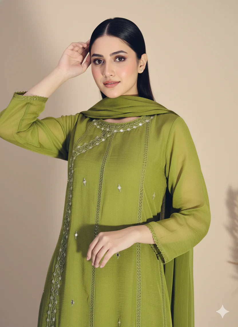 Mahnoor  ( Stitched 3 Pcs )