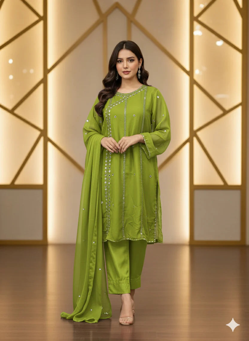 Mahnoor  ( Stitched 3 Pcs )